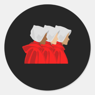 Handmaids classic round sticker