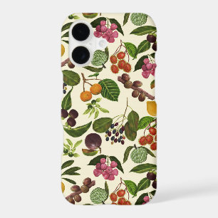 Handpainted Exotic Tropical Fruits Pattern
