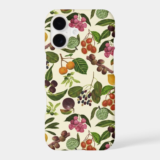 Handpainted Exotic Tropical Fruits Pattern (Back)