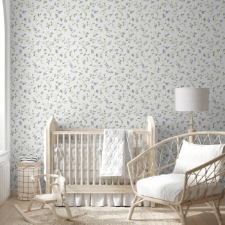Handpainted Floral Wallpaper