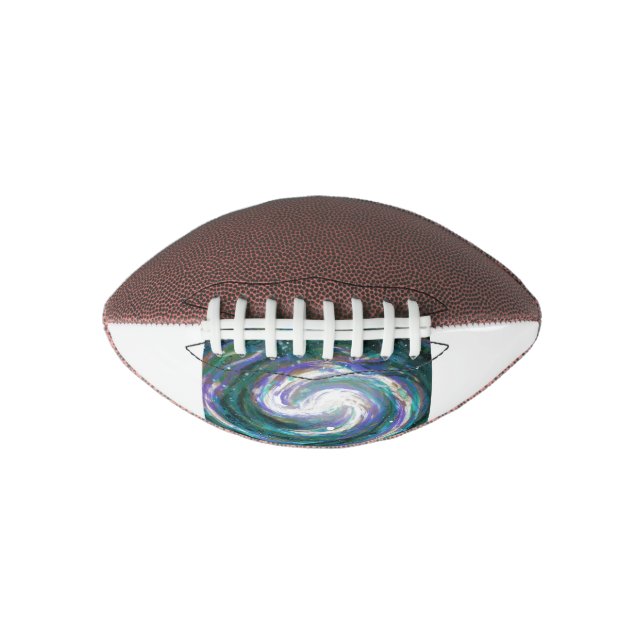 Handpainted Galaxy American Football (Front)