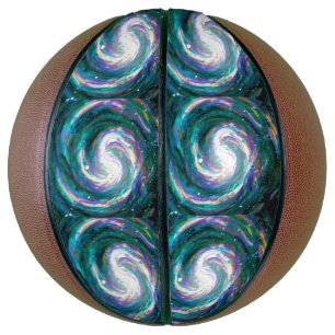 Handpainted Galaxy Basketball