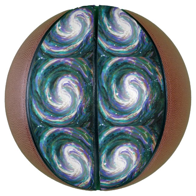 Handpainted Galaxy Basketball (Vertical)