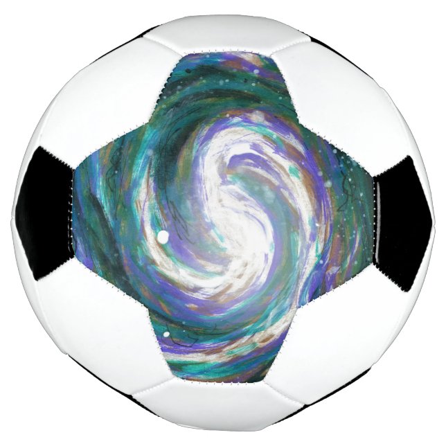 Handpainted Galaxy Football (Rotated)