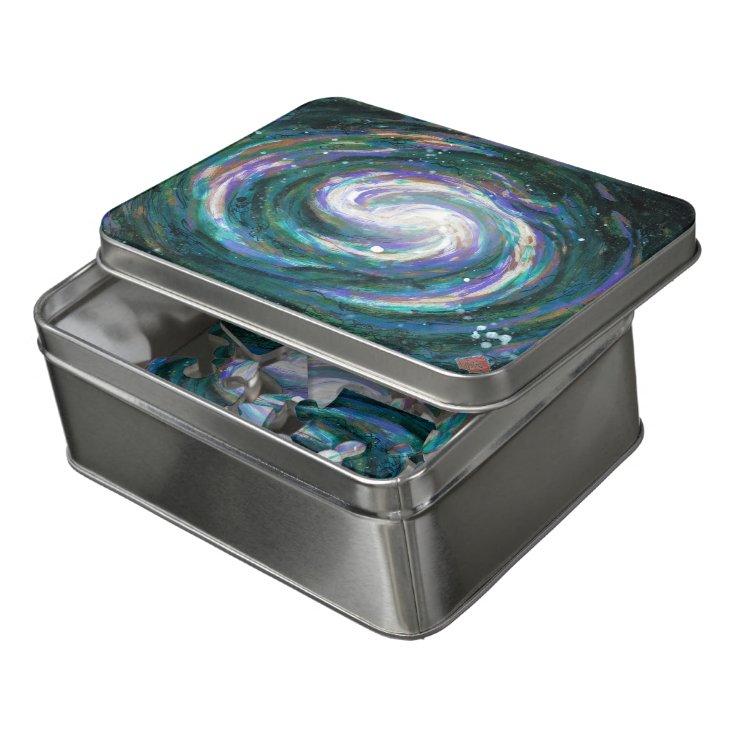 Handpainted Galaxy Jigsaw Puzzle | Zazzle