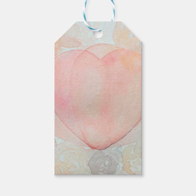 Handpainted Goddess Heart Gift Tags (Front)