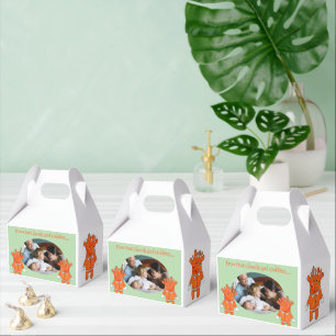 Handpainted Halloween Fun Ghouls and Goblins PHOTO Favour Box