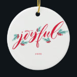 Handpainted Personalised Christmas Ornament<br><div class="desc">Handpainted Personalised Christmas Ornament</div>