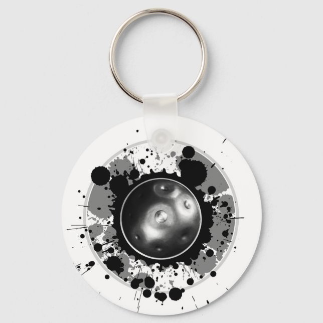 Handpan Instrument Key Ring (Front)