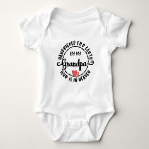 Handpicked By My Grandpa In Heaven Baby Bodysuit