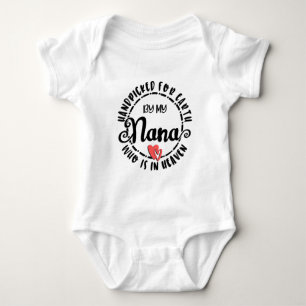 Handpicked By My Nana In Heaven Baby Bodysuit