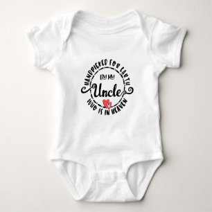 Handpicked By My Uncle In Heaven Baby Bodysuit