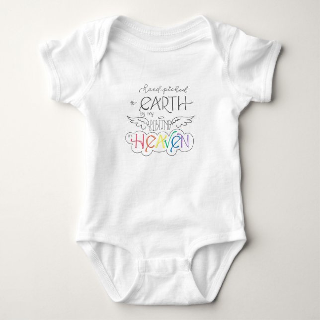 Handpicked for Earth Baby Bodysuit (Front)