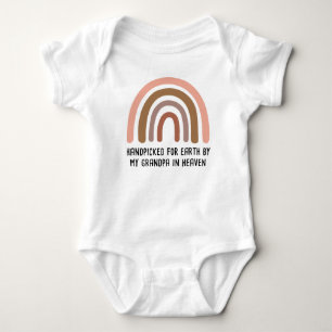 Handpicked For Earth by My Grandpa in Heaven Baby Bodysuit
