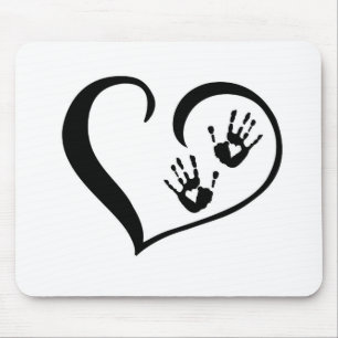 HandPrint_logo Mouse Mat