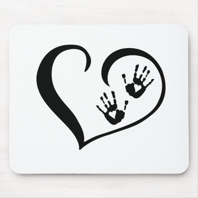 HandPrint_logo Mouse Mat (Front)