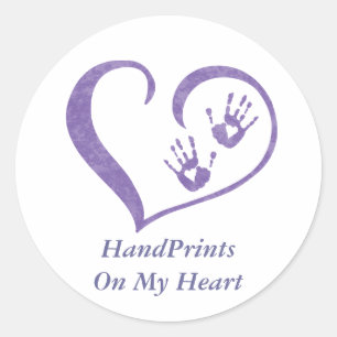 HandPrint logo stickers