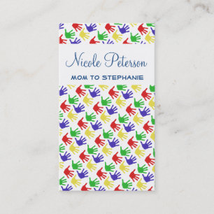 Handprint Mummy Calling Card