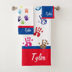 Handprint Towel Set