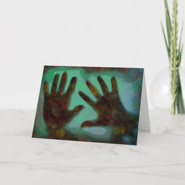 Handprints Holiday Card (Front)