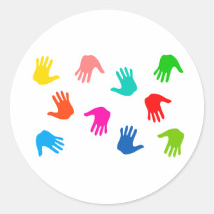 Handprints Stickers
