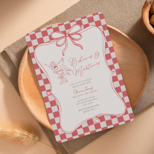 Handrawn, Bikinis and martinis bridal shower Invitation