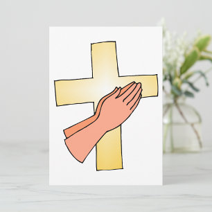 Hands At Cross Invitations