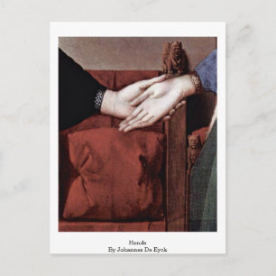 Hands,By Johannes De Eyck Postcard
