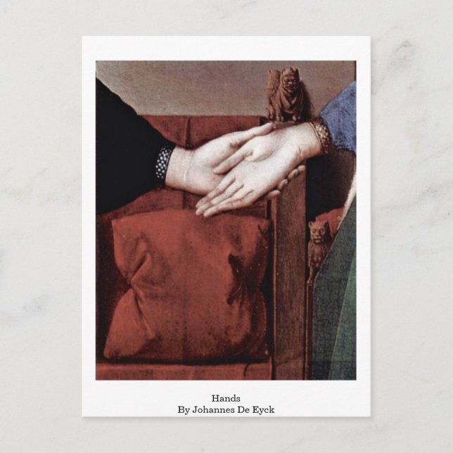 Hands,By Johannes De Eyck Postcard (Front)