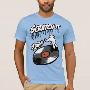 Hands cartoon and hip hop disk T-Shirt