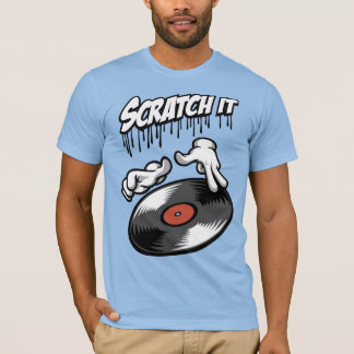 Hands cartoon and hip hop disk T-Shirt