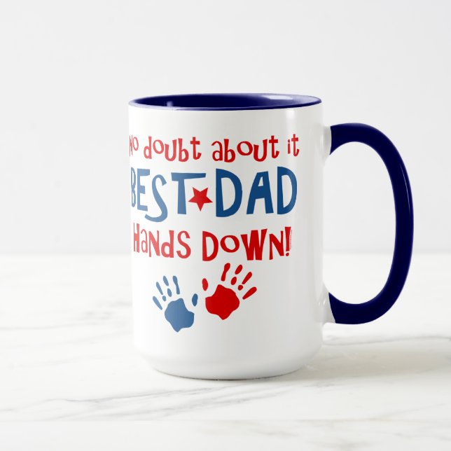 Hands Down Best Dad Mug (Right)