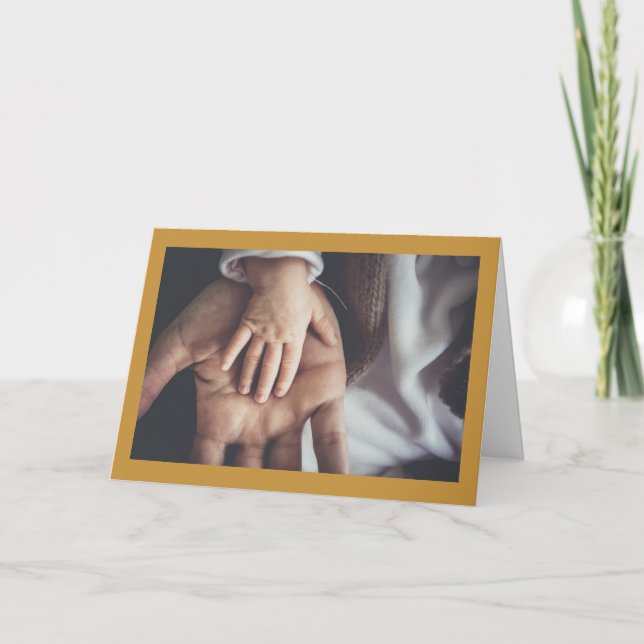 Hands Father's Day Card (Front)