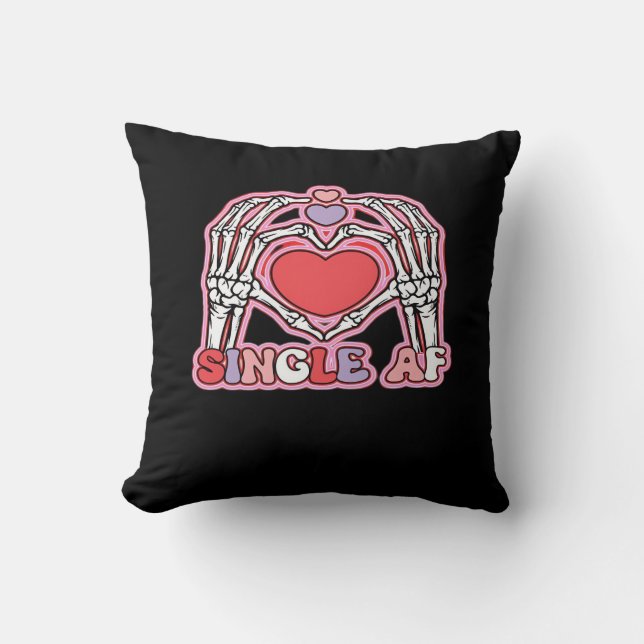 Hands Halloween Classic – Spooky Skeleton Design Cushion (Front)