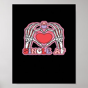 Hands Halloween Classic – Spooky Skeleton Design Poster