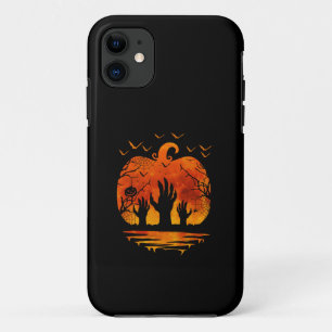 HANDS HALLOWEEN COSTUME PUMPKIN FALL SEASON iPhone 11 CASE