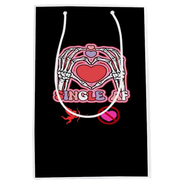 Hands Halloween Quote – Creepy Cute Slogan Medium Gift Bag (Front)