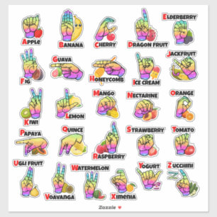 Hands & Harvest: Learn ASL with Fruits