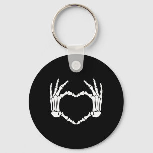 Hands Heart Sign Retro Halloween Costume Women Gir Key Ring