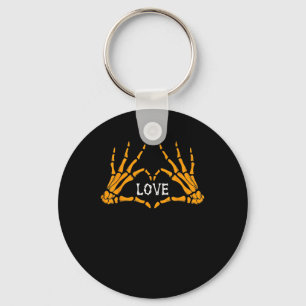Hands Heart Sign Retro Halloween Costume Women Gir Key Ring