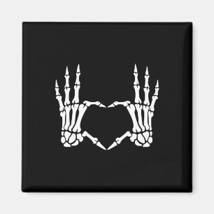 Hands Heart Sign Retro Halloween Costume Women Gir Magnet
