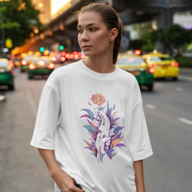 Hands Holding A Flower T-Shirt (Creator Uploaded)