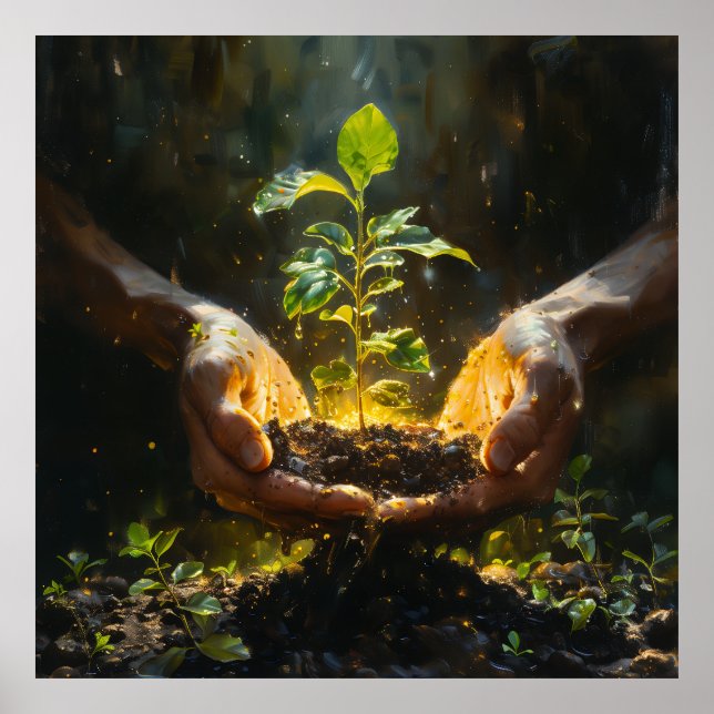 Hands Holding Hope Poster (Front)