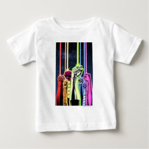 Hands in the air with rings -Colour Baby T-Shirt