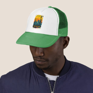 Hands Made History Worker Labor Day Vintage Design Trucker Hat