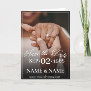 Hands of a Coloured Wedding Couple with Ring Announcement