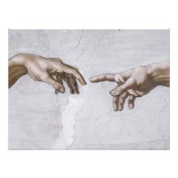 Hands of God and Adam by Michelangelo