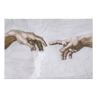 Hands of God and Adam by Michelangelo