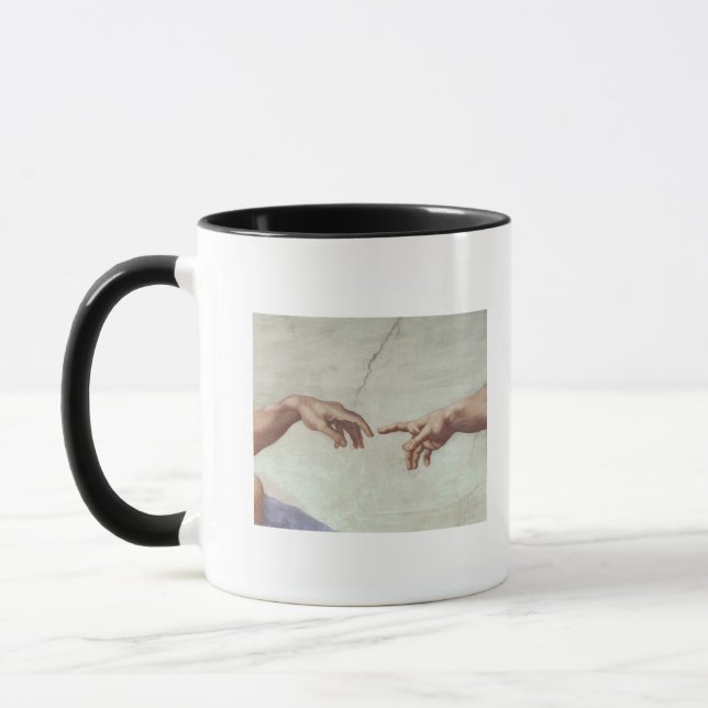 Hands of God and Adam Mug (Left)