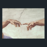 Hands of God and Adam Poster<br><div class="desc">Hands of God and Adam, detail from The Creation of Adam, from the Sistine Ceiling, 1511 | by Michelangelo Buonarroti | Art Location: Vatican Museums and Galleries, Vatican City, Italy | Italian Artist | Image Collection Number: BAL143446</div>